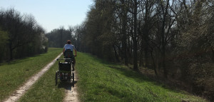 Rheinradweg mit Baby und minimalistischem Gepäck