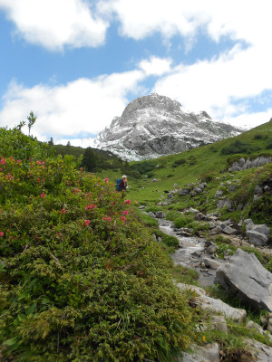 Ausblick Abstieg Steinernes Meer